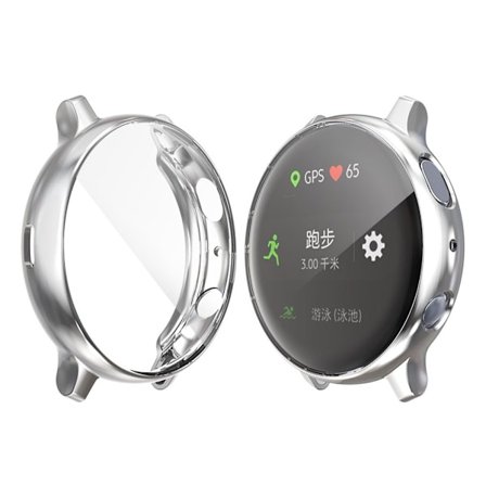 HAT PRINCE Samsung Galaxy Watch Active 2 - 40 mm galvaniserat fodral - Silver