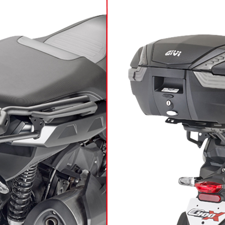 Gepäckträger Topbox Givi Scooter SR Monokey - BMW C 400 X 2019-2024
