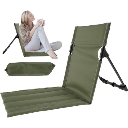 ING 1 stk. - Grønn - Sammenleggbar campingstol - Sammenleggbar strandstol