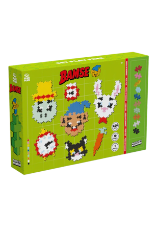 PLUS Puzzle By Number Bamse & Vänner - 600 delar Byggsatser Unisex ONESIZE