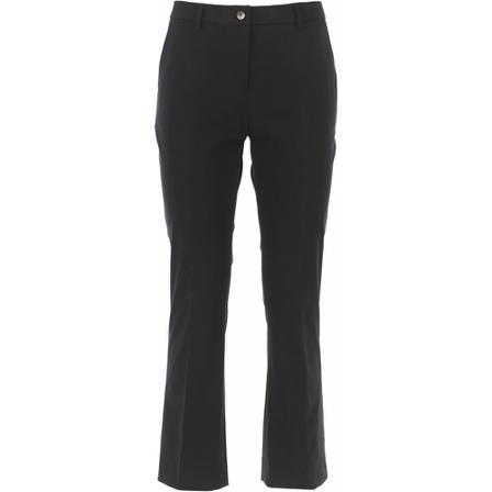 Pt01, Cropped Trousers Zwart, Dames, Maat:M