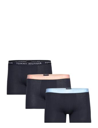 3P Trunk Wb Boksershorts Marineblå Tommy Hilfiger*Betinget Tilbud