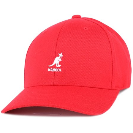 Kangol - Röd flexfit Keps - Wool Rojo Flexfit @ Hatstore