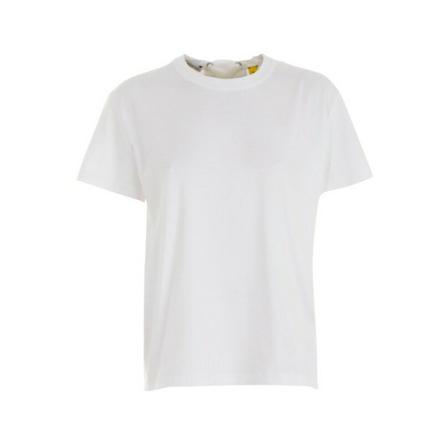Moncler, T-Shirts Wit, Dames, Maat:M
