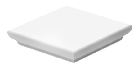 Jabo Arnö 26176 Stolplock 180x180x35 mm, vitt, Utemiljö