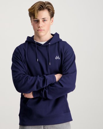 MAGGIORE Double Knit Hoodie Niebieski Bluzy z kapturem Chłopiec - Kids Brand Store