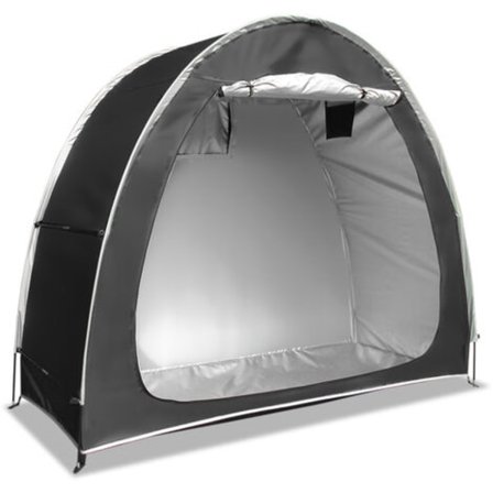 Vandtæt Udendørs Cykelskur, Robust Cykeltelt, Pladsbesparende Opbevaringscover til Haveredskaber, Rygsækcover (Sort)