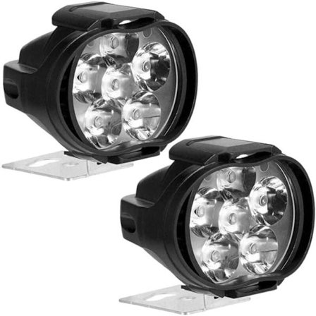 Motorsykkel Hovedlys Universal 6 Led Ekstra Spotlights Auxilia