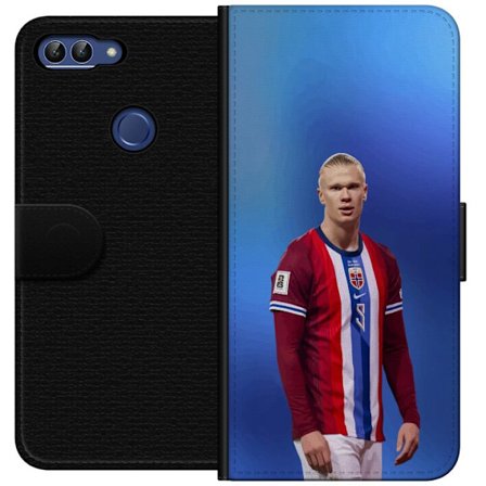 Kompatibelt Lommeboketui til Huawei P smart Erling Haaland Manchester City Norge fotball angriper toppspiller utrolig målproduksjon kraftig rask og va