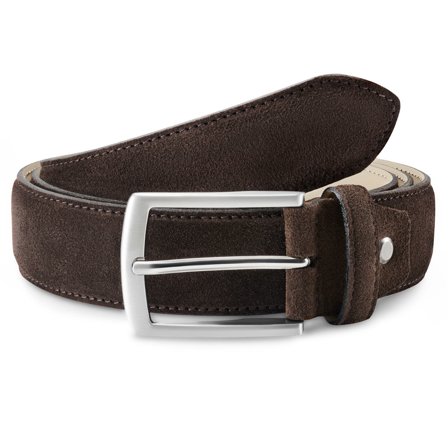 Holden | Ceinture en cuir suédé marron pour hommes - Ceintures en cuir