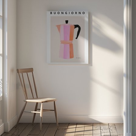 Buongiorno Espresso Canvastavla 30x40 cm