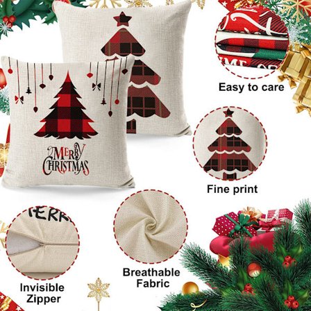 Julörngott Mode Jul enkelt örngott soffa Juldekoration