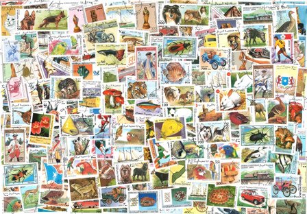 Somalia - 175 forskellige frimærker - Stemplet