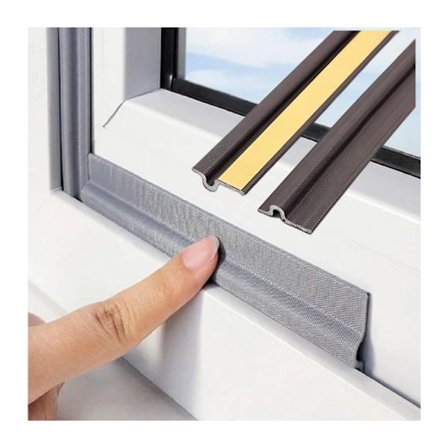 Valkoinen, itseliimautuva vedenpitävä, pölytiivis ja hyönteistiivis ovi- ja ikkunatiivistenauha; estää tuulen kohinaa ja tarjoaa säänkestävän 