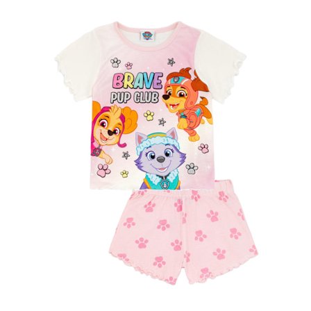 Paw Patrol Flickor Kortärmad Pyjamas Set 12-18 Månader Rosa