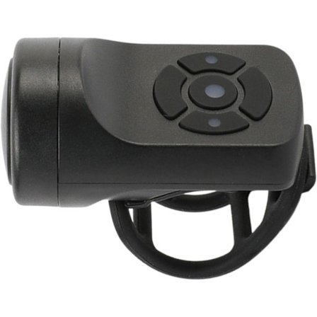 (Sort) Elektronisk cykelklokke - Høj 120dB cykelklokke - Trådløs, ZQKLA