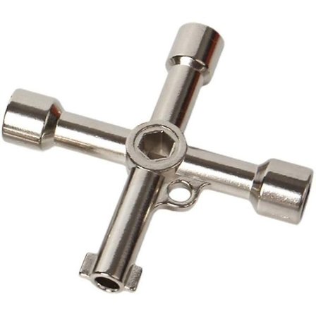 Nyckel för elmätare, gaskran, vattenmätare, verktygsnyckel