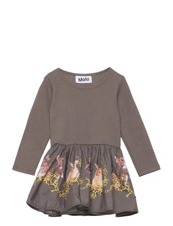 Candi Dresses & Skirts Dresses Casual Dresses Long-sleeved Casual Dresses Grå Molo*Betinget Tilbud