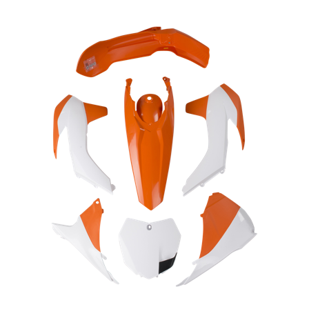 Kit Plastiche Rtech Arancio-Bianco - KTM 450 SX-F 2013-2015
