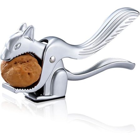 Pähkinänsärkijä orava-look metalli pähkinänsärkijä orava kahva pihdit K