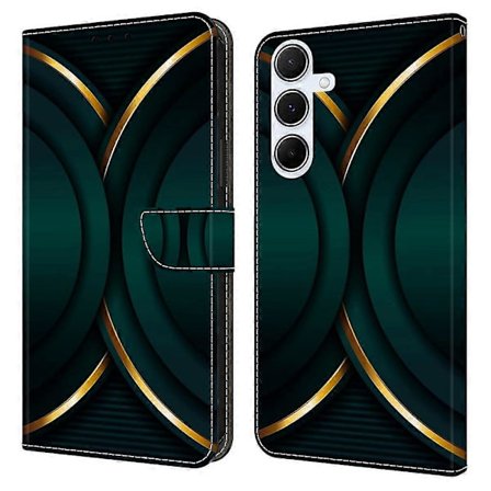 Yhteensopiva Samsung Galaxy A36 5G A56 5G Kotelon kanssa 3D-kuvio PU-nahkainen lompakkopuhelinkotelo jalustalla - Pinkki Flo-lingling Monivärinen 