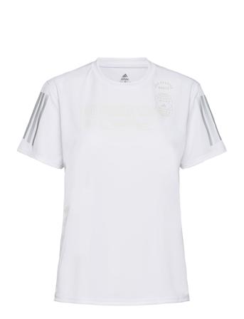 Mftp Tee W Sport T-shirts & Tops Short-sleeved White Adidas Performance