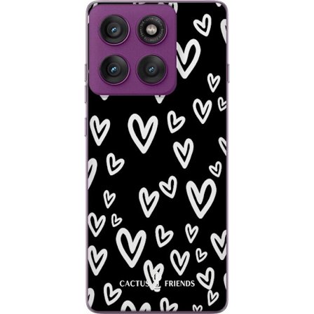 Kompatibel Mobilcover til Motorola Motorola Edge 60 Pro Cactus and Friends - Handdrawn Love Chaos