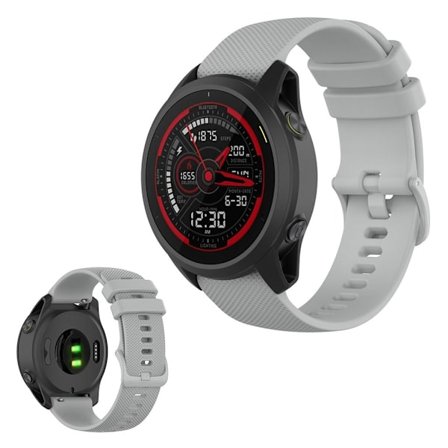 Garmin Forerunner 745 grid silikon klockarmband - grå