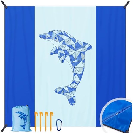 Sandfri Strandfilt - 240*140cm - Strandhandduk - Vattentät -