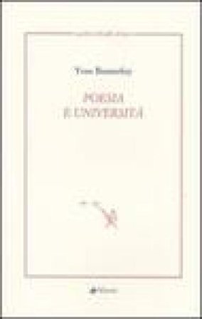 Poesia e università. Testo francese a fronte Yves Bonnefoy