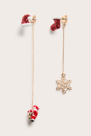 Kappahl | Julörhängen | Röd