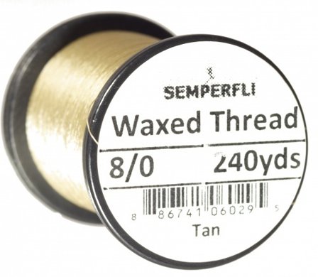 Semperfli Waxed Thread 8/0 - Tan