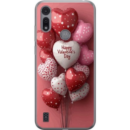 Kompatibelt Mobildeksel til Motorola Motorola Moto E6i Valentinsballonger