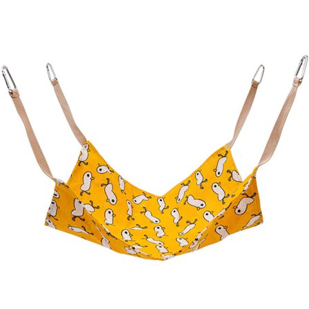 Sommar katt hängmatta andningsbar katt gunga hängmatta katt säng gul