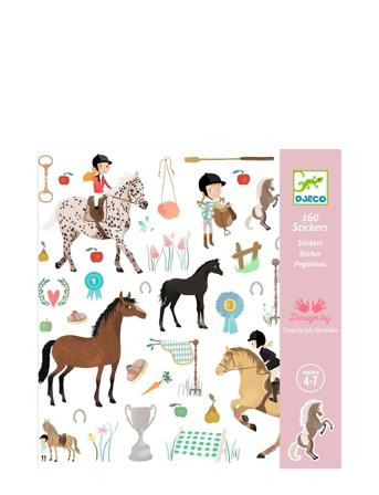 Horses Toys Creativity Drawing & Crafts Craft Stickers Multi/mønstret Djeco