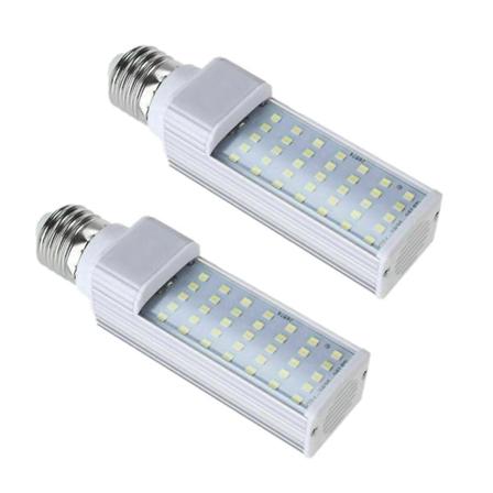 Valkoinen kasviaquarium 7w kasvatusvalo Led-säiliökalakorallipolttimo E27-lamppu