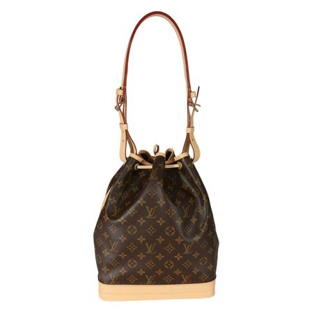 Louis Vuitton Vintage, Pre-owned Noe Monogram Bag Bruin, Dames, Maat:ONE Size,Canvas