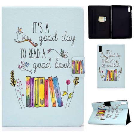För Lenovo Tab M9 TB-310FU A3 Mönstertryck Ställ Fodral PU Läder Kortplats Tablet Skydd