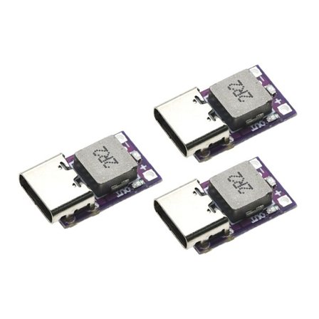 5V 2.4A Integrert Lade- og Utladingsstrømmodul for 18650 Batteri USB C-port 12W Utgang