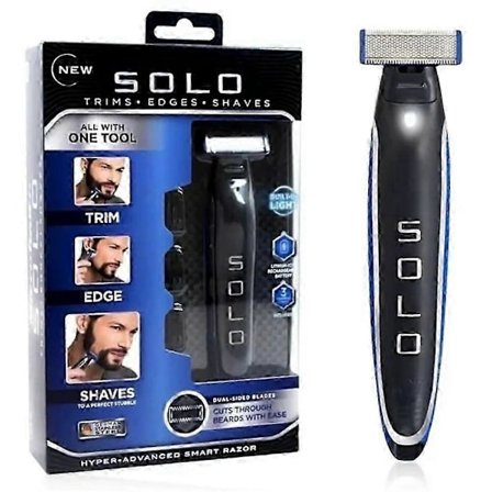 Personlig Oppladbar Solo Touch Smart Barbermaskin Mikrotrimmer Herrebarbermaskin