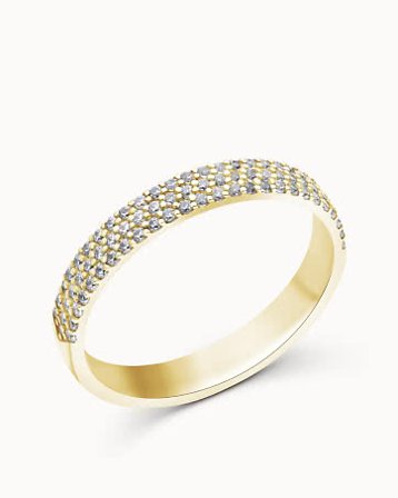 Eternity Ring Michelle 18K Yellow Gold - Engagement Rings & Wedding Rings from Vanbruun
