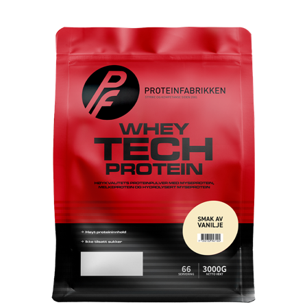 Proteinfabrikken Whey Tech Protein, 3000 g