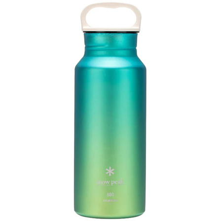 Snow Peak Titanium Aurora Bottle 800 Ocean