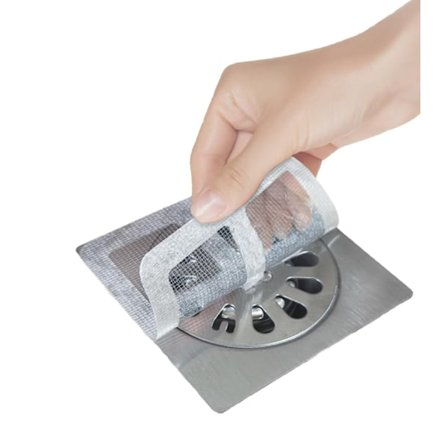 Självhäftande Avloppsfilter – Hårfälla i 10-pack