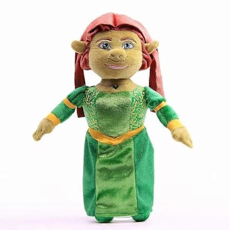 Ny 2020 Shrek Prinsesse Fiona Plyslegetøj Fyldt Dyr Dukke 13'' Knusbar Figur