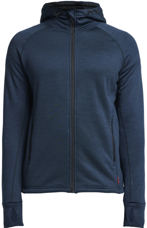 Tenson M's TXlite Hoodie Zip Midnight Navy - Mellanlager & Fleecetröjor