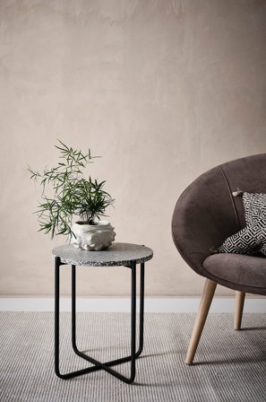 Jotex - Sidebord ø 42 Cm Grå - HEYWOOD - Kjøp Sidebord & småbord hos Jotex