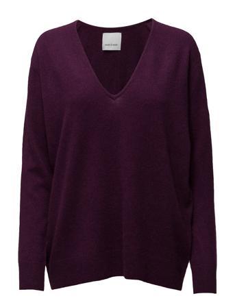 Boston V-Neck 6304 Pulllover Lila Samsøe Samsøe