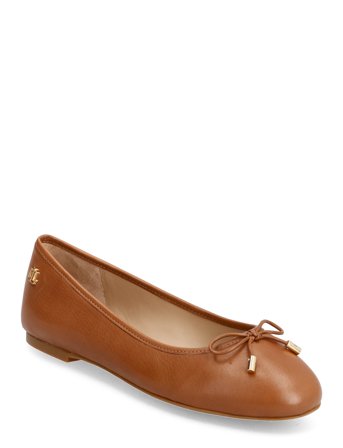 Lauren Ralph Lauren Jayna Leather Flat - 40.5
