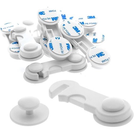 10 x Möbler Kylskåp Låda Skåp Magnetisk Dörrlås Spärr Ch